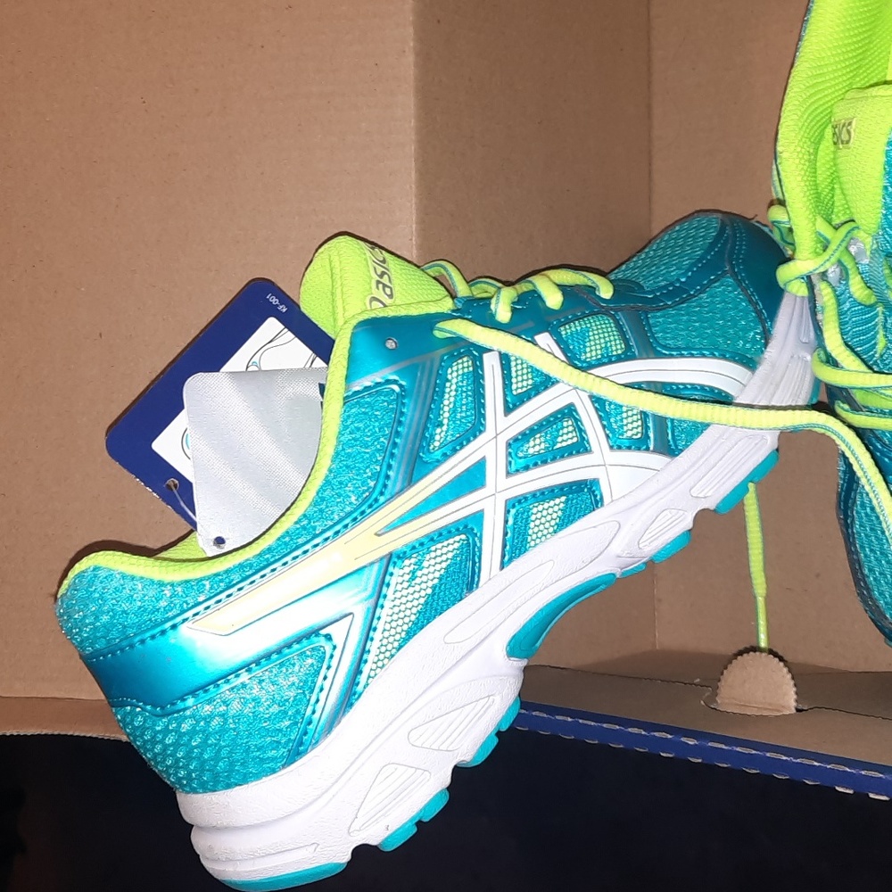ASICS Sneakers Aquarium/white/safety Yellow